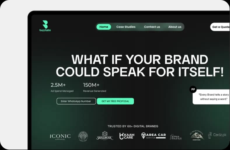 Busslabs Ad Agency website preview